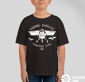 EAA Chapter 1361 custom Young Eagles T-shirt